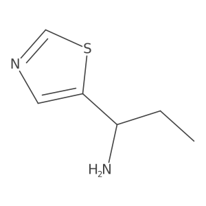 (1R)-1-(1,3-thiazol-5-yl)propan-1-amine结构式