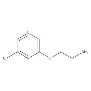 2-[(6-Chloropyrazin-2-yl)oxy]ethan-1-amine Structure