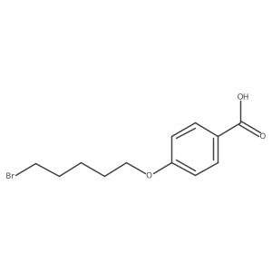 4-[(5-Bromopentyl)oxy]benzoic acid Structure