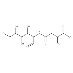 N-(2-Deoxy-D-glucos-2-yl)-L-asparagine结构式