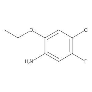 4-Chloro-2-ethoxy-5-fluoroaniline Structure