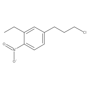 1-(3-Chloropropyl)-3-ethyl-4-nitrobenzene结构式