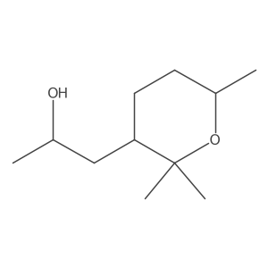 2H-Pyran-3-ethanol, tetrahydro-I+/-,2,2,6-tetramethyl- Structure
