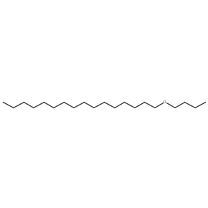 Butyl hexadecyl ether Structure