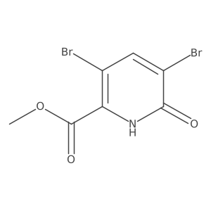 Methyl 3,5-dibromo-6-hydroxypicolinate Structure