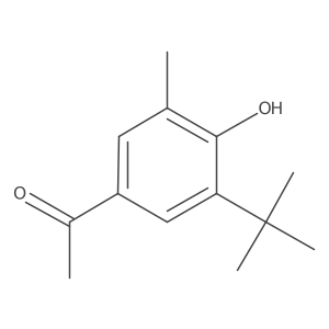 3'-t-Butyl-4'-hydroxy-5'-methylacetophenone结构式