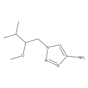 1-(2-methoxy-3-methylbutyl)-1H-1,2,3-triazol-4-amine结构式