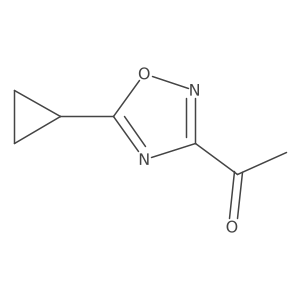 1-(5-Cyclopropyl-1,2,4-oxadiazol-3-yl)ethanone Structure