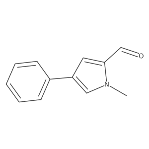 1-Methyl-4-phenylpyrrole-2-carbaldehyde Structure