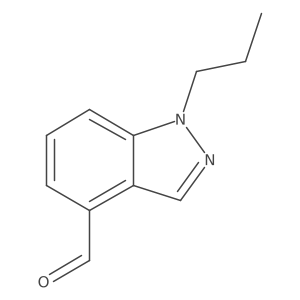 1-propyl-1H-indazole-4-carbaldehyde Structure