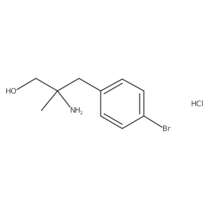 2-Amino-3-(4-bromophenyl)-2-methylpropan-1-ol hydrochloride Structure
