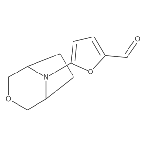 5-{3-Oxa-8-azabicyclo[3.2.1]octan-8-yl}furan-2-carbaldehyde结构式