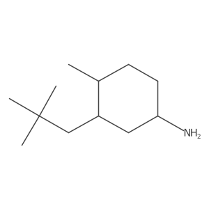 3-(2,2-Dimethylpropyl)-4-methylcyclohexan-1-amine Structure