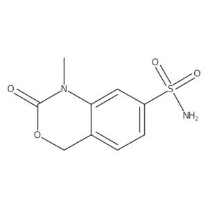 1-Methyl-2-oxo-1,4-dihydro-2H-benzo[d][1,3]oxazine-7-sulfonic acid amide Structure