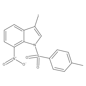 3-Iodo-7-nitro-1-tosyl-1H-indole Structure