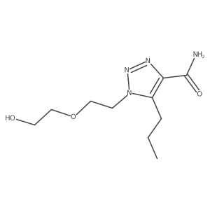 1-[2-(2-hydroxyethoxy)ethyl]-5-propyl-1H-1,2,3-triazole-4-carboxamide结构式