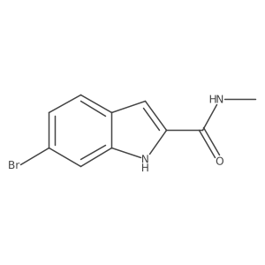 6-Bromo-N-methyl-1H-indole-2-carboxamide Structure