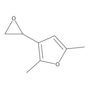 2,5-dimethyl-3-[(2S)-oxiran-2-yl]furan Structure