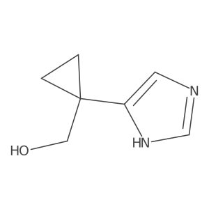 [1-(1H-imidazol-5-yl)cyclopropyl]methanol结构式