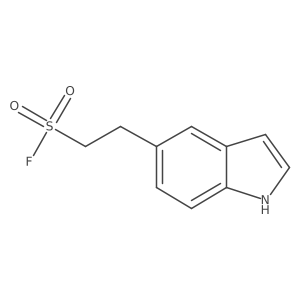 2-(1H-indol-5-yl)ethane-1-sulfonyl fluoride结构式