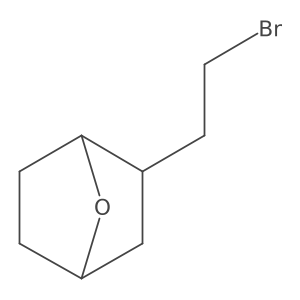 2-(2-Bromoethyl)-7-oxabicyclo[2.2.1]heptane结构式
