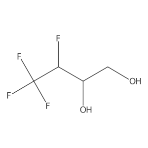 3,4,4,4-Tetrafluorobutane-1,2-diol结构式