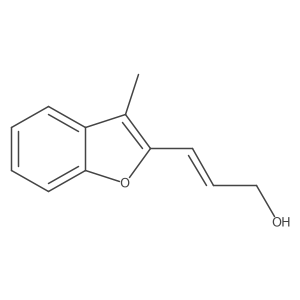 3-(3-Methyl-1-benzofuran-2-yl)prop-2-en-1-ol Structure