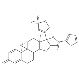 [(1R,2S,10S,11S,15S)-14-(2,2-dioxo-5H-oxathiol-4-yl)-2,13,15-trimethyl-5-oxo-18-oxapentacyclo[8.8.0.01,17.02,7.011,15]octadeca-3,6-dien-14-yl] furan-2-carboxylate Structure