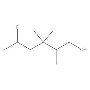(2S)-5,5-Difluoro-2,3,3-trimethylpentan-1-ol Structure