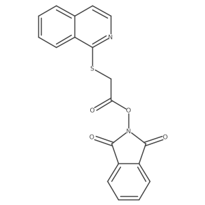 1,3-dioxo-2,3-dihydro-1H-isoindol-2-yl 2-(isoquinolin-1-ylsulfanyl)acetate Structure