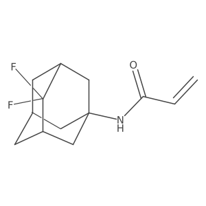 N-(4,4-Difluoro-1-adamantyl)prop-2-enamide Structure
