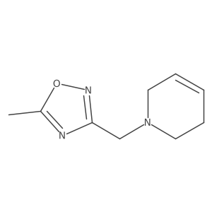 1-[(5-Methyl-1,2,4-oxadiazol-3-yl)methyl]-1,2,3,6-tetrahydropyridine Structure