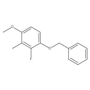 1-(Benzyloxy)-2-fluoro-4-methoxy-3-methylbenzene结构式