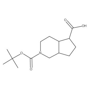 2-[(tert-butoxy)carbonyl]-octahydro-1H-cyclopenta[c]pyridine-5-carboxylic acid Structure
