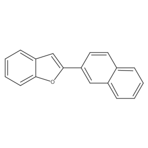 2-(Naphthalen-2-yl)benzofuran Structure