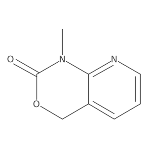 1-Methyl-1,4-dihydro-2H-pyrido[2,3-d][1,3]oxazin-2-one结构式