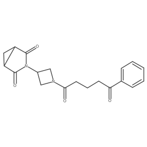 3-(1-(5-Oxo-5-phenylpentanoyl)azetidin-3-yl)-3-azabicyclo[3.1.0]hexane-2,4-dione Structure