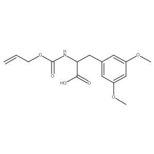 3-(3,5-Dimethoxyphenyl)-2-{[(prop-2-en-1-yloxy)carbonyl]amino}propanoic acid结构式