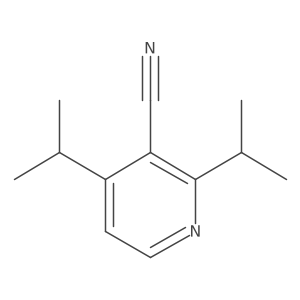 2,4-Diisopropylnicotinonitrile Structure