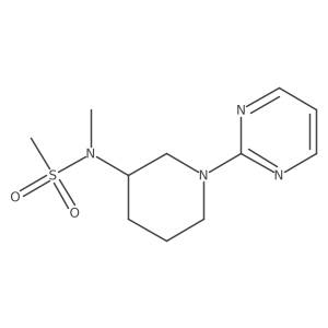 N-methyl-N-[1-(pyrimidin-2-yl)piperidin-3-yl]methanesulfonamide Structure