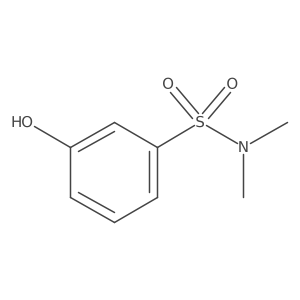 3-hydroxy-N,N-dimethylbenzene-1-sulfonamide结构式