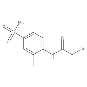N-[4-(aminosulfonyl)-2-methylphenyl]-2-bromoacetamide结构式