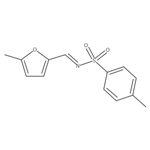 4-Methyl-N-[(5-methyl-2-furanyl)methylene]benzenesulfonamide Structure