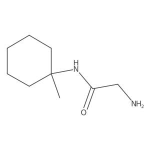 2-amino-N-(1-methylcyclohexyl)acetamide Structure