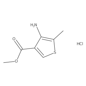 Methyl 4-amino-5-methylthiophene-3-carboxylate hydrochloride Structure
