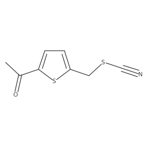 Thiocyanic acid, (5-acetyl-2-thienyl)methyl ester结构式