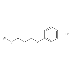 (3-Phenoxypropyl)hydrazine hydrochloride Structure