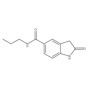 2-Oxo-n-propylindoline-5-carboxamide结构式
