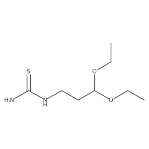1-(3,3-Diethoxypropyl)thiourea结构式