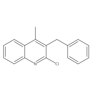 3-Benzyl-2-chloro-4-methylquinoline结构式